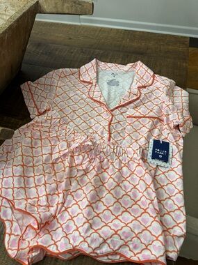 Roller Rabbit x Target Women’s Geo Heart Print Pajama Short Set Size Small NWT